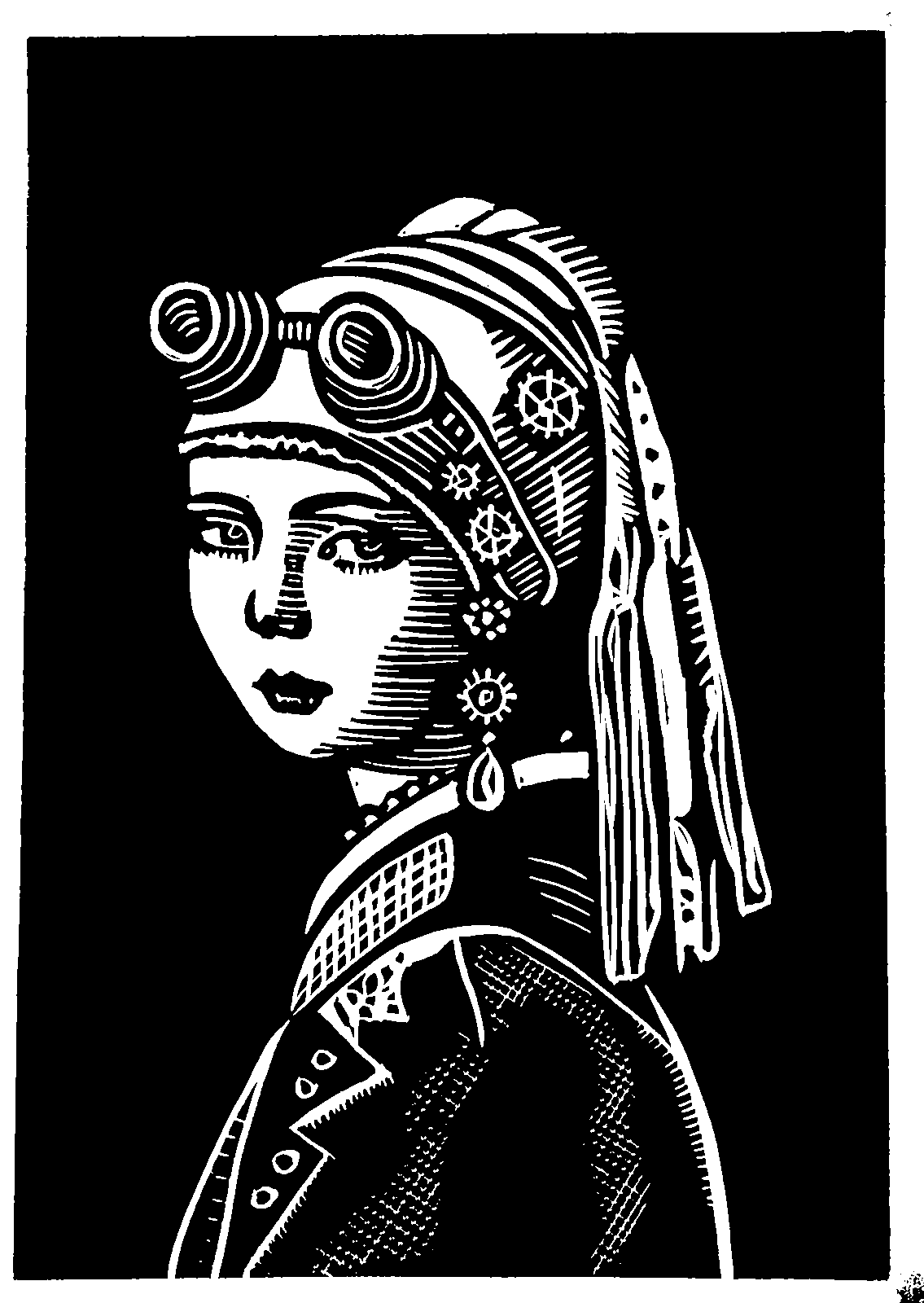 Steampunk with a Pearl Earring